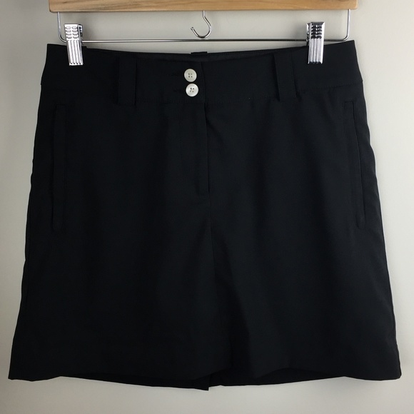 Nike Pants - Nike Golf Dri-Fit Skort Size 2 Black Pockets Skirt